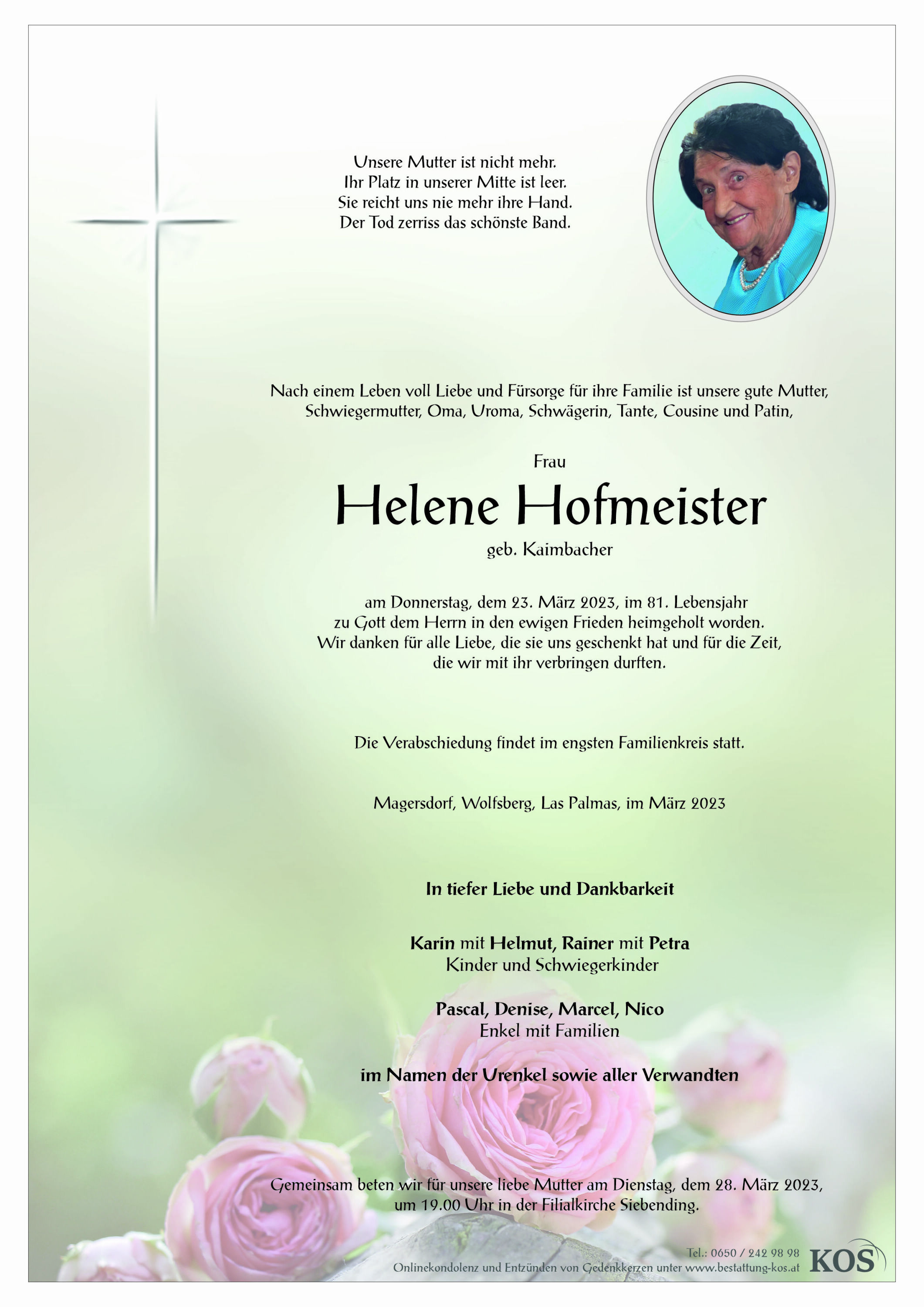 Helene Hofmeister